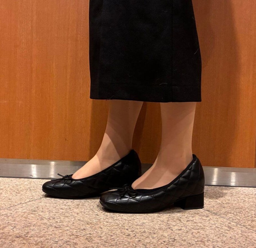 KENPOGEN（健歩源）スクエアトゥパンプスの編集部レビュー写真2