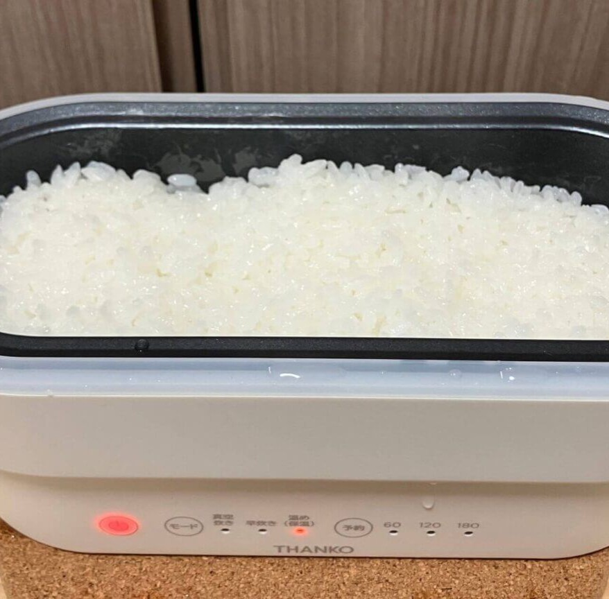 サンコー 真・2段式弁当箱炊飯器の編集部レビュー写真2
