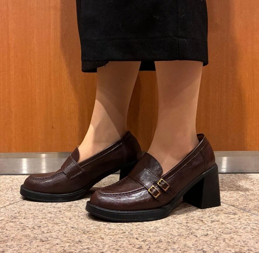 KENPOGEN ダブルバックル ローファーの編集部レビュー写真3